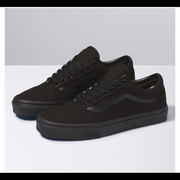 all black vans size 6